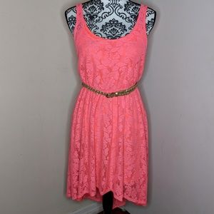 Candie's high low lace dress